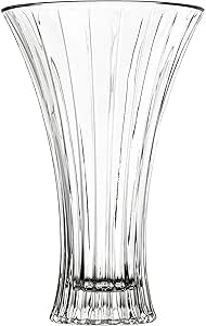Amazon Co Jp Amazingイタリアluxionクリスタルガラス花瓶 Grazia 12インチ Tall大きな花花瓶 テーブルウェア ホーム装飾 ホーム キッチン