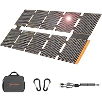 Amazon | FlexSolar 100W 折り畳み式ソーラーパネル USB-C/USB-A