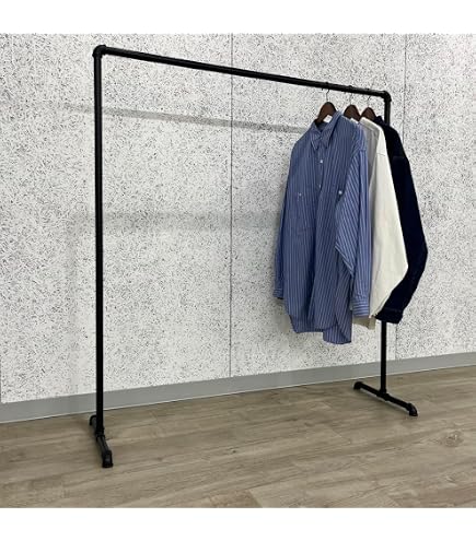 Amazon｜ハンガーラック アンティーク ゴールド デコラ W120cm