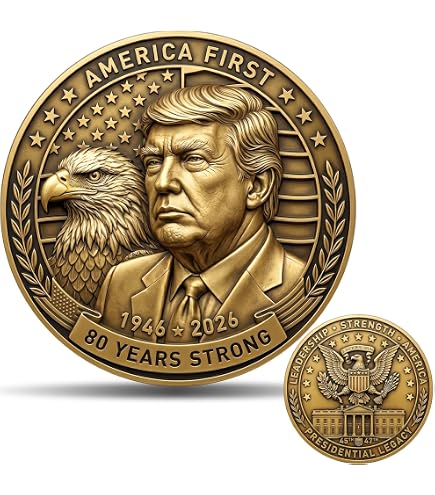 Amazon.co.jp: ドナルド・J・トランプ大統領 2025 ゴールド アメリカン