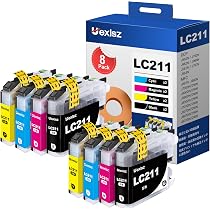 Amazon.co.jp: Uexlsz LC211 8本セット ブラザー 用 インク LC211-4PK