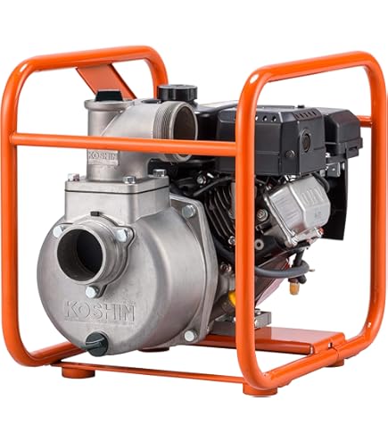 Amazon | 工進(KOSHIN) 4サイクル エンジンポンプ ハイデルスポンプ