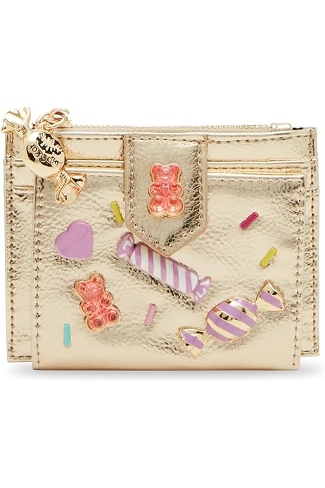 Amazon | Betsey Johnson ベアリースウィートウォレット チェーン付き 