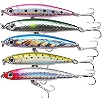 Amazon.co.jp: CONTYU シーバス ルアーセット シンキングペンシル 80mm