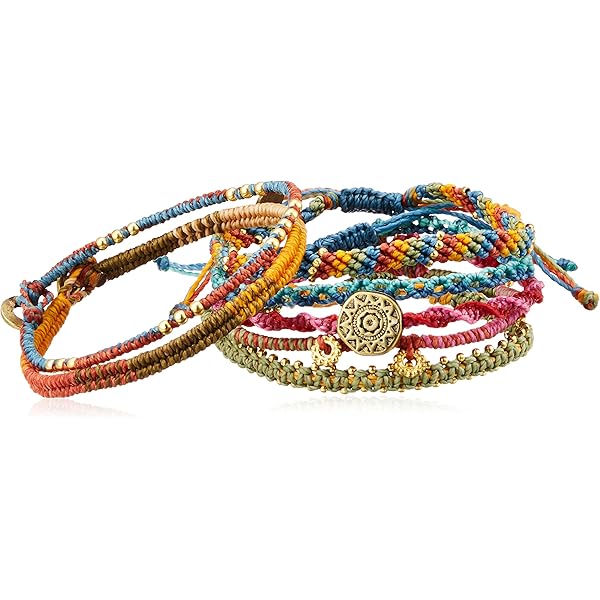 NAKAMOL(ナカモル)ブレスレット Bracelet NAKAMOL - シルクリボン×シトリン ラップブレスレット | BONITA