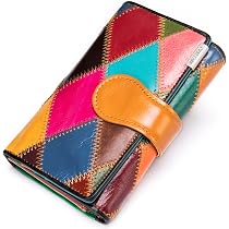 Eysee Large Capacity Women's Wallet - Genuine Leather Multi-Color Zip-Around Wallet With Many Compartments - View #5