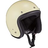 バイクパーツセンター バイクヘルメット ジェット ベージュ 7507 FREE (頭囲 57cm~60cm未満)