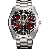 [オリエント]ORIENT NEO70's ネオセブンティーズ 腕時計 SOLAR ソーラー クロノグラフ 日本製 国内メーカー保証付 WV0031TY メンズ レッド