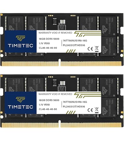 Amazon.co.jp: SK-Hynix 16GB 5600MHz DDR5 PC5-44800 Non-ECC CL46