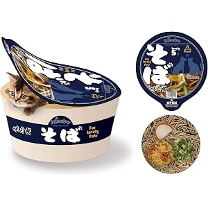 猫 犬 小動物 カップ麵ペットハウス そば