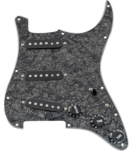 Amazon.co.jp: Fender ギターパーツ Pre-Wired Strat Pickguard