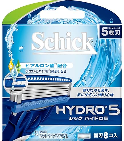 Amazon.co.jp: シック Schick ハイドロ5 替刃 8コ入 : ドラッグストア