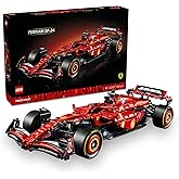 LEGO Technic Ferrari SF-24 F1 Car 42207 Model Kit for Adults, Build Your Own Racing Vehicle Gift Set for Formula One Fans (13