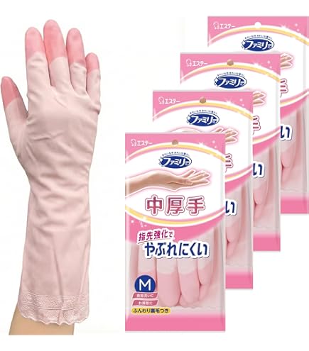 Amazon.co.jp: ファミリー [まとめ買い] 家庭用手袋 やわらかフィット