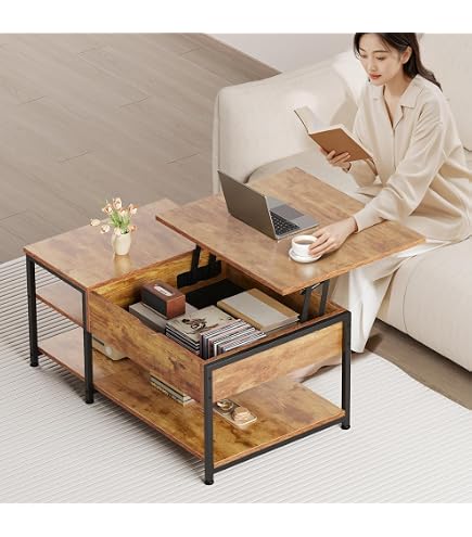 高さ調節らくらく！ 使いやすさを考えた レバー式昇降テーブル Amazon｜YAMAZEN 山善 高さ調節らくらく！使いやすさを考えた レバー式