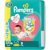 Amazon.co.jp: 【テープ Sサイズ】パンパース オムツ さらさらケア (4
