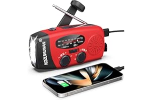 【2024最新アップグレード版】KOTUBAME 多機能防災ラジオ 防災 ラジオ 災害 避難 停電 情報 ニュース 天気予報 緊急地震速報 津波警報 警報 注意報 避難指示 避難勧告 自主避難 家族 子供 高齢者 備蓄 常備 電池 充電 アンテナ ソーラーパネル 手回し発電機 多機能ラジオ 防水 防塵 耐衝撃 防災用品 備蓄品 災害グッズ 非常用グッズ 災害対策 防災対策 (レッド(赤))