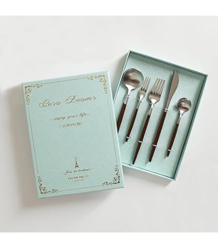 Amazon | ラッキーウッド LUCKYWOOD カトラリーセット 18-12 スプーン