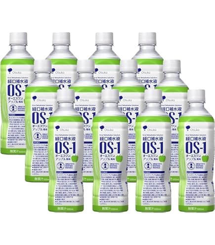 OS-1 普通の6本とアップル6本セットとリポビタンD60本 Amazon.co.jp: 経口補水液 OS-1 オーエスワン 500ml × 6本セット (簡易