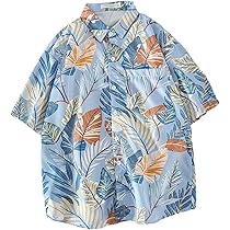 Amazon.co.jp: morytrade メンズシャツ 半袖 カジュアル アロハ