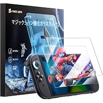 Amazon.co.jp: 【光沢】MAGIC JOHN 対応 Switch 2 保護フィルム 2枚入