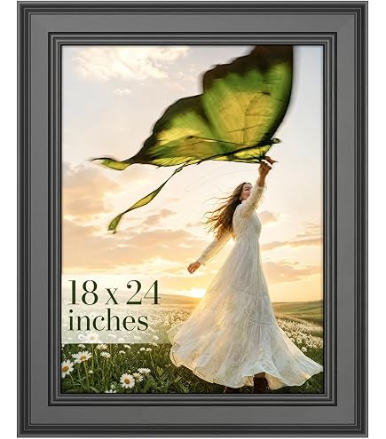 Amazon.co.jp: 素朴なバーンウッド写真フレーム 18x24インチ - 天然