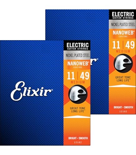 Amazon.co.jp: エリクサー ELIXIR 12102 NANOWEB Medium 11-49