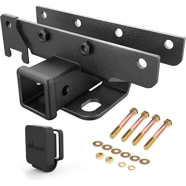 Hitch Extension Receiver Nilight 7" Trailer Hitch Extender - 2 Inch ...