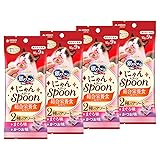 【まとめ買い】 銀のスプーン 猫用 総合栄養食おやつ にゃんSpoon 2種のアソート まぐろ味・かつお味 [90g(10g×9本) ×4個]【ねこちゃん 専用設計 国産】
