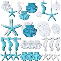 Amazon｜Geelin ビーチオーシャンテーマ樹脂ヒトデ貝殻