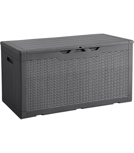 Amazon | KETER HUDSON ストレージベンチ227L | 物置・倉庫