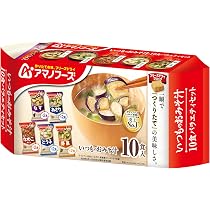 Amazon.co.jp: アマノフーズ 減塩いつものおみそ汁 10食バラエティ