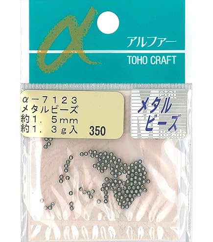 Amazon | TOHO メタルビーズ 外径約3×3mm アンティークシルバー 約90ヶ