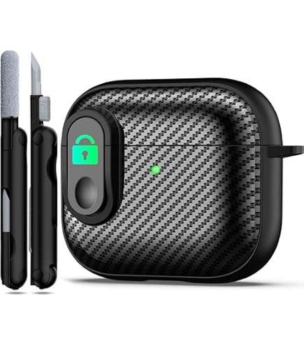 リアルカーボンファイバーケース　AirPods 第3世代用　光沢ブラック Amazon | 【 100% リアルカーボン 】 AirPods（第3世代）用