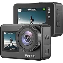 AKASO BRAVE7 LE   一回使用   アクションカメラ 水中カメラ Amazon | AKASO Brave7 アクションカメラ 4K 20MP ウェアラブル