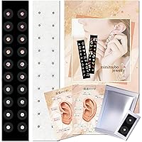 夏みかん様　耳つぼジュエリー 30枚セット Amazon | [andwit.] 耳ツボジュエリー 貝殻ゴールド 耳つぼ