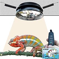 Amazon.co.jp: ANJOJOA 爬虫類 紫外線ライト LED UVA UVB フック式