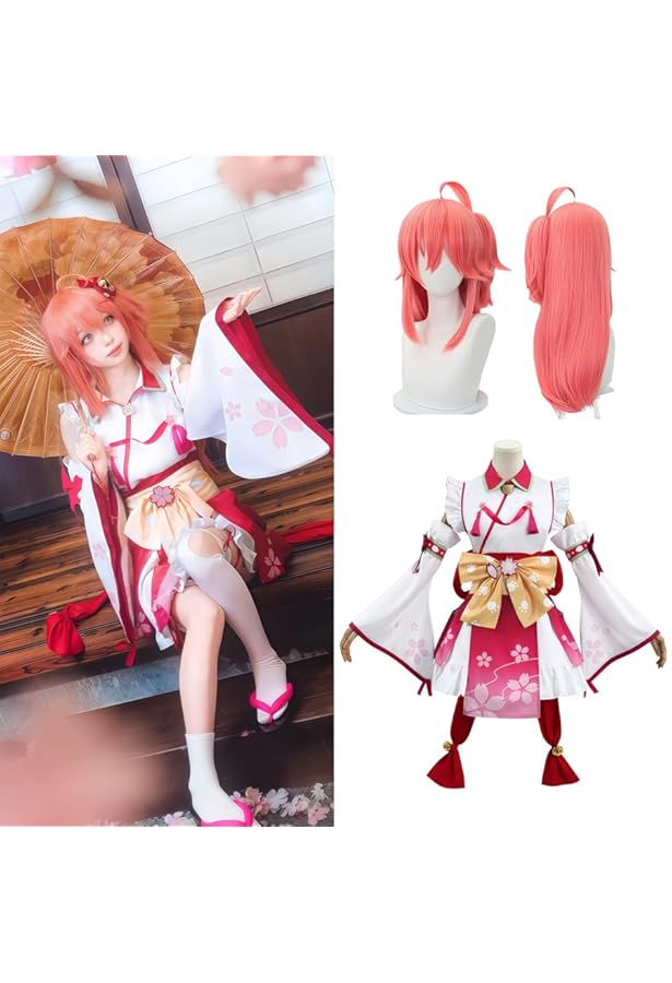 【フルセット】宝鐘マリン ホロライブ コスプレセット ウィッグ付き 即日発送可 Amazon.co.jp: [楽コス] 宝鐘マリン コスプレ 衣装 フルセット