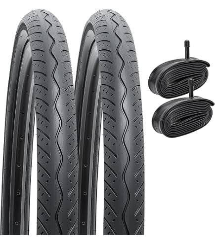 Amazon | YunSCM 2本セット,26 2.1 タイヤ,26x2.1 54-559自転車タイヤ+