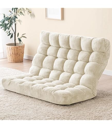 Amazon｜タンスのゲン ソファー フロアソファー 2P ハイバック 14段階