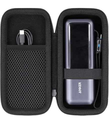 Amazon | For Anker Power Bank (25000mAh, Built-In & 巻取り式