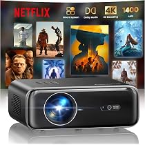 Amazon.co.jp: プロジェクター 4K 1400ASNI高輝度【Netflix&36WDoIby