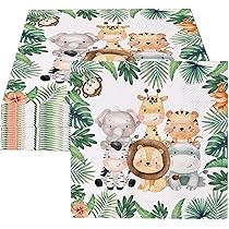 Amazon｜ナプキン かわいい ジャングル サファリ 動物柄 使い捨て