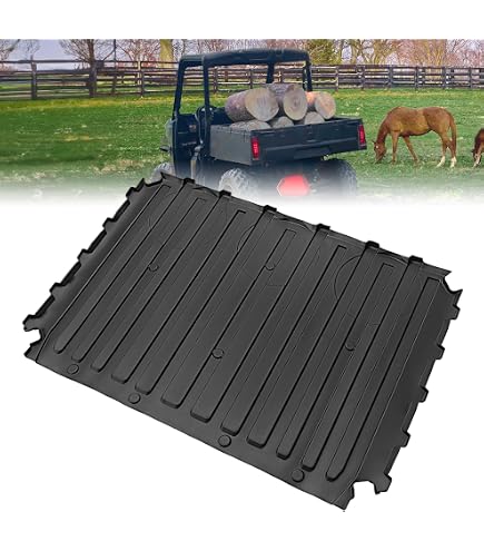 thumbnail image 2 of KEMIMOTO Heavy Duty Front Floor Mat For 2022-2025 Polaris Ranger SP 570 & Crew SP 570 – Black TPE Protection 2 of 4