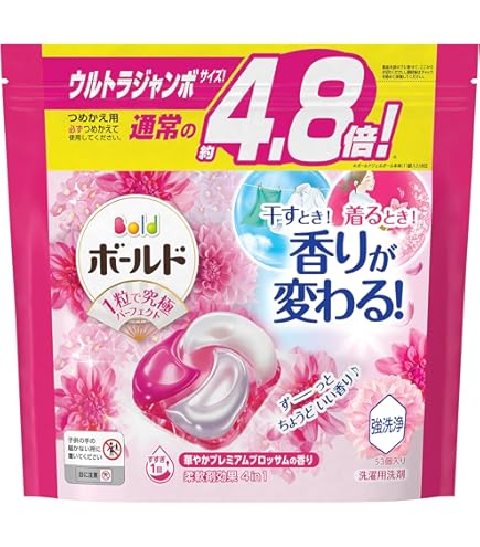 Amazon.co.jp: ボールド ジェルボール 4D 洗濯洗剤 プレミアム