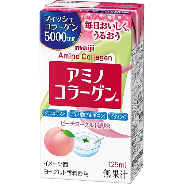 森永 天使の健康 おいしいコラーゲンドリンク125mL  ピーチ味48本 Amazon.co.jp: 森永製菓 おいしいコラーゲンドリンク 125ml 12本