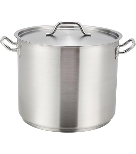 Winco 1.25-Quart Stainless Steel Bain Marie - Professional Food Warmer For Home Or Restaurant