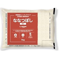 Amazon.co.jp: by Amazon (鮮度保持) 北海道産 ななつぼし 精米 5kg