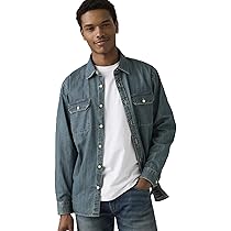 Amazon.co.jp: [リーバイス] デニムシャツ JACKSON WORKER