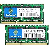PC3-10600 DDR3 1333MHz ノートPC用 メモリ4GB×2枚 CL9 204Pin Non-ECC SO-DIMM RAM